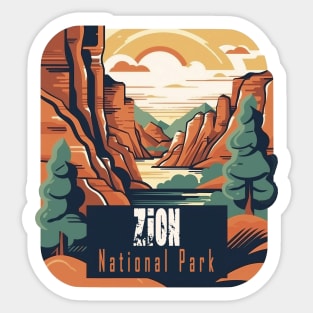 Zion National Park Sticker